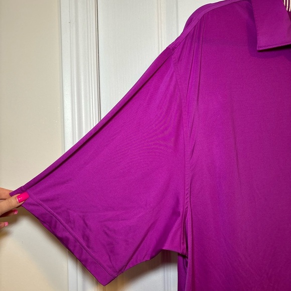 FootJoy FJ - Men’s Sporty Athletic Basic Vibrant Purple Golf Polo in Size XL - Picture 8 of 11